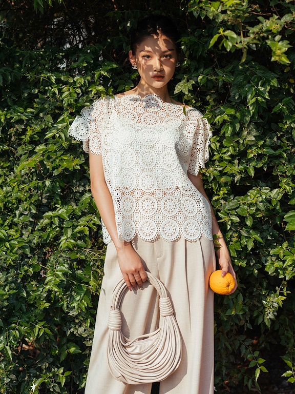 Áo ren cộc tay