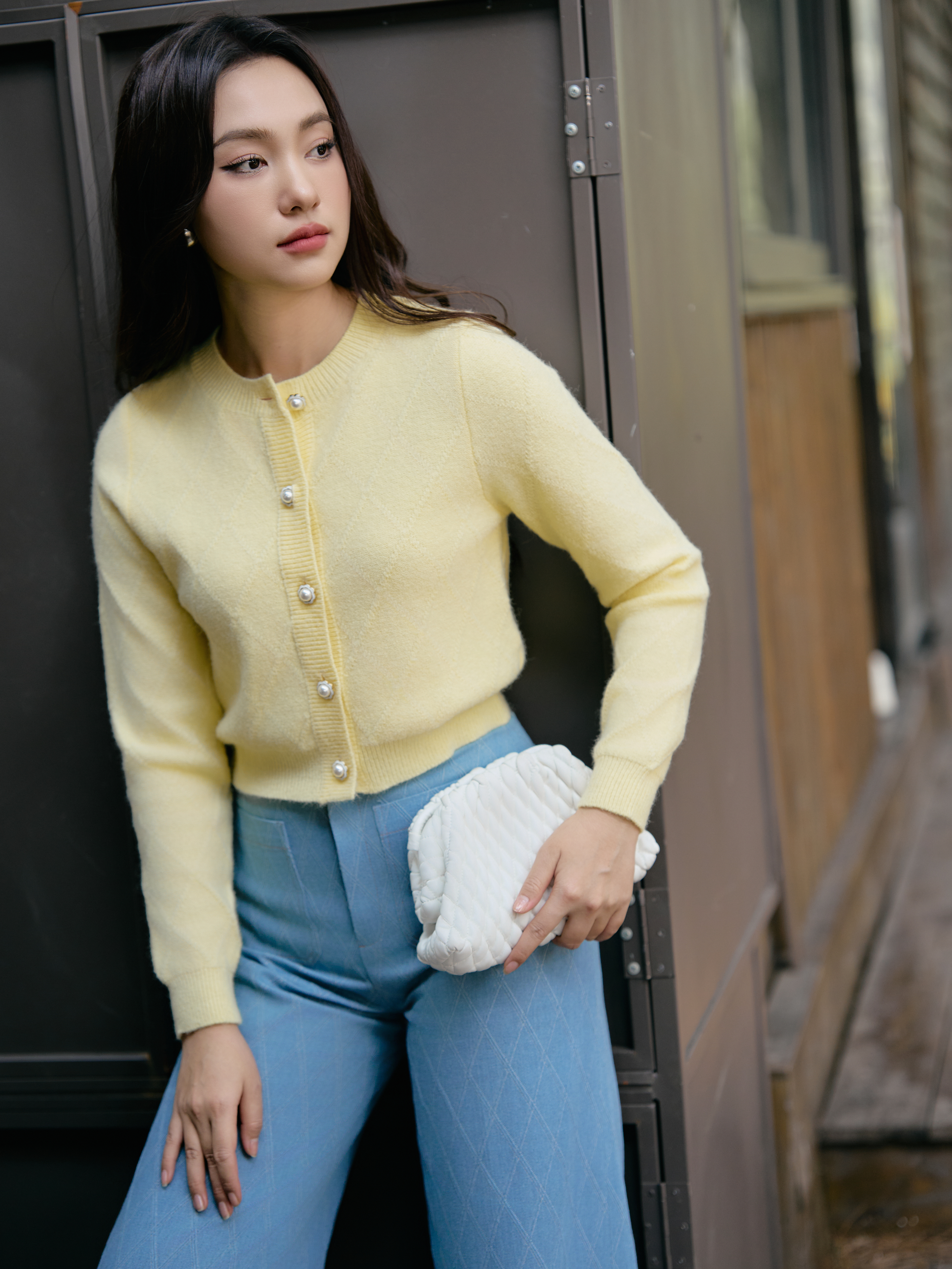 Quần ống đứng 2 túi trước