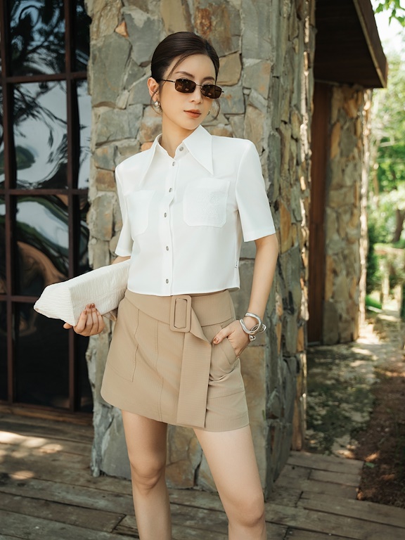 Chân váy A ngắn