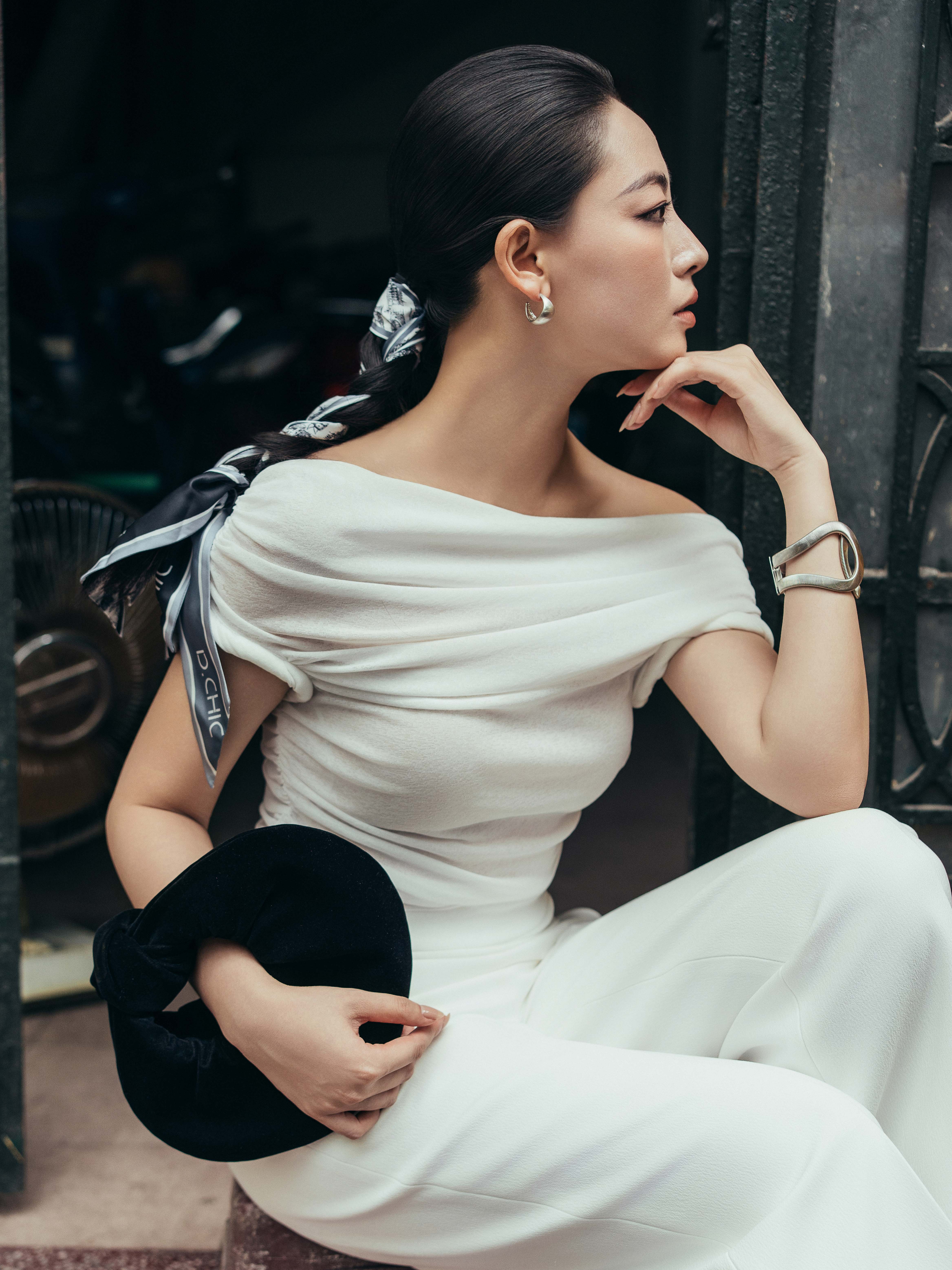 Quần suông cạp liền