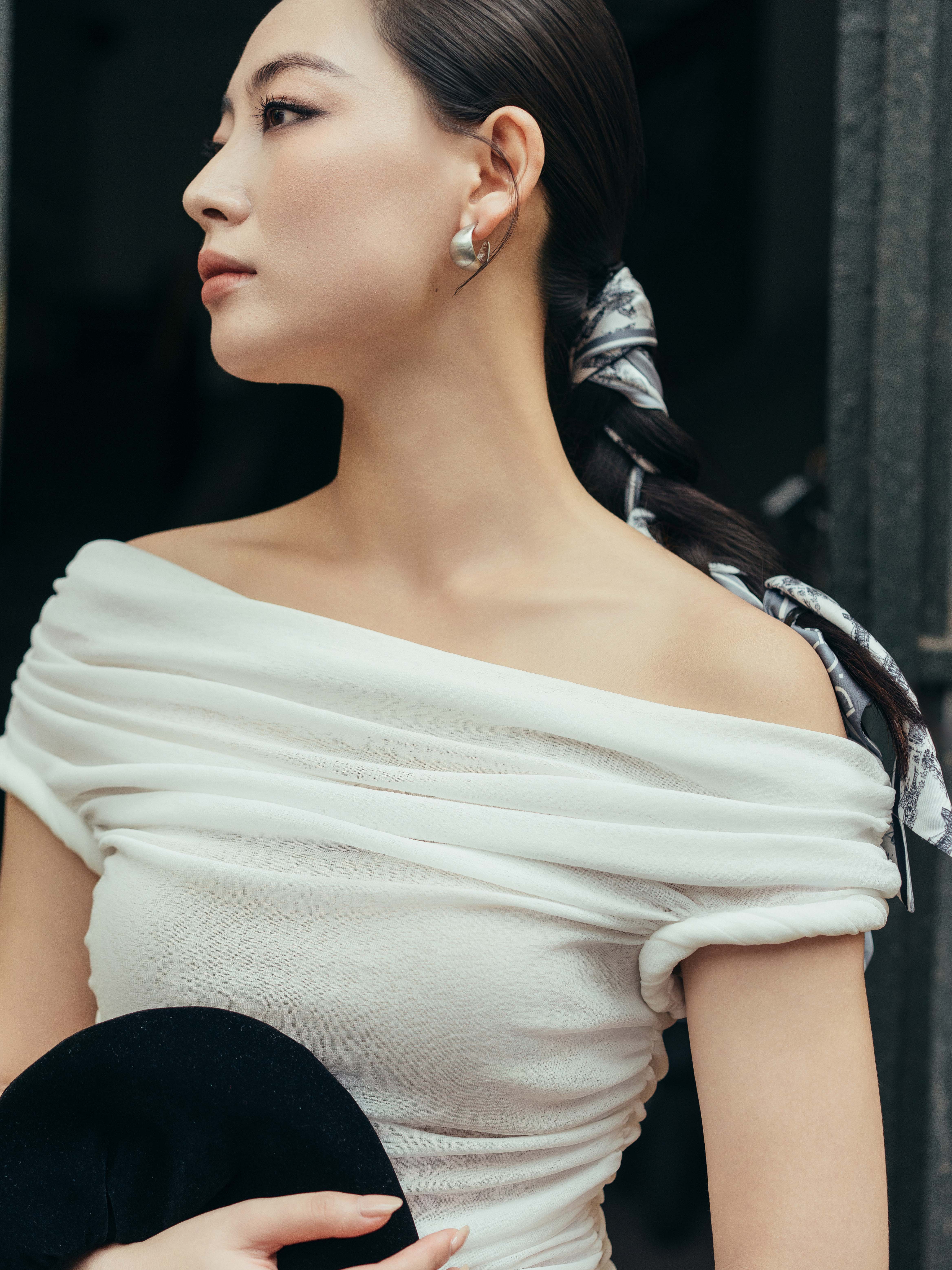 Áo quây vai tay chờm
