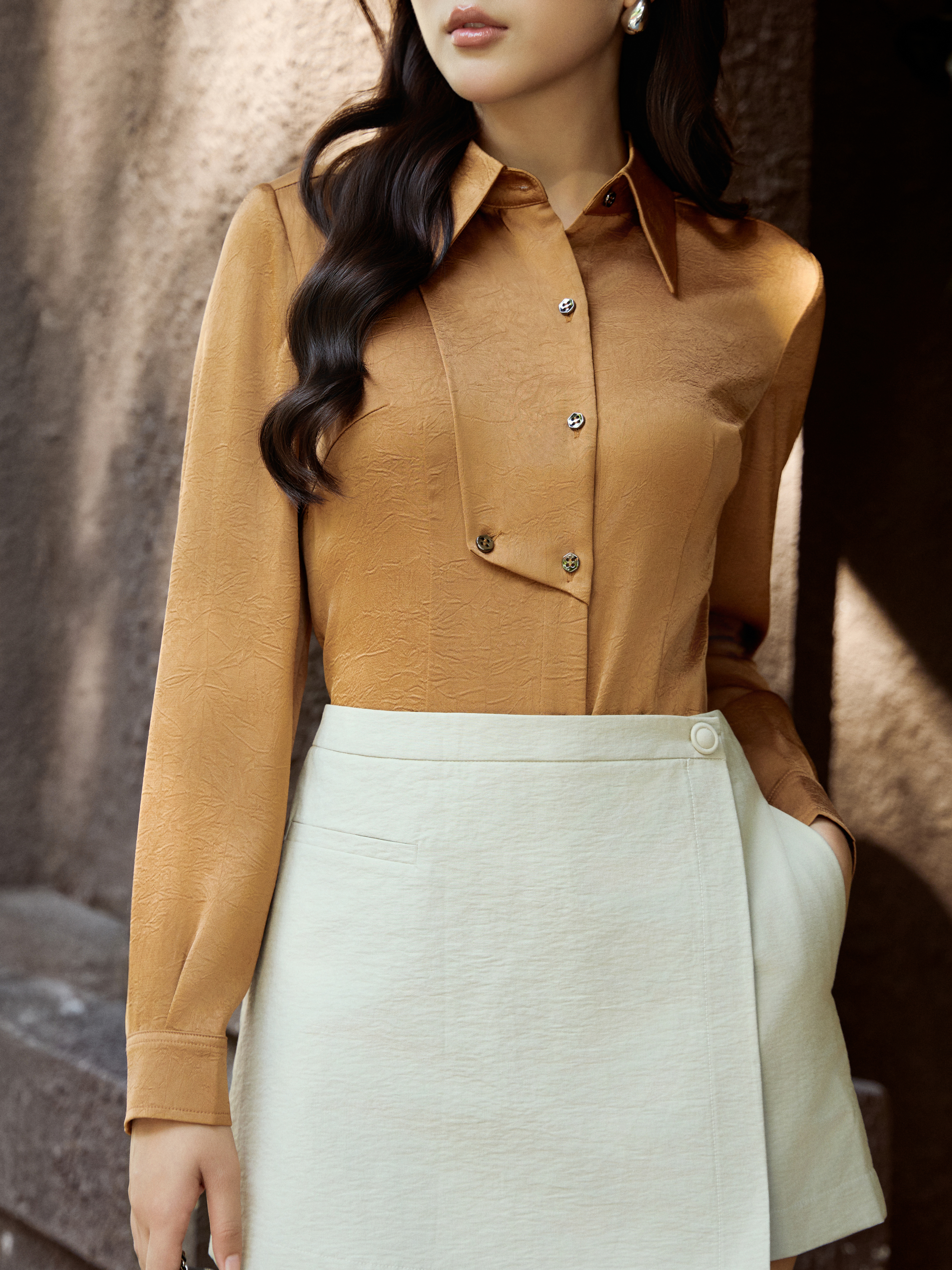 Quần váy A ngắn 2 tà