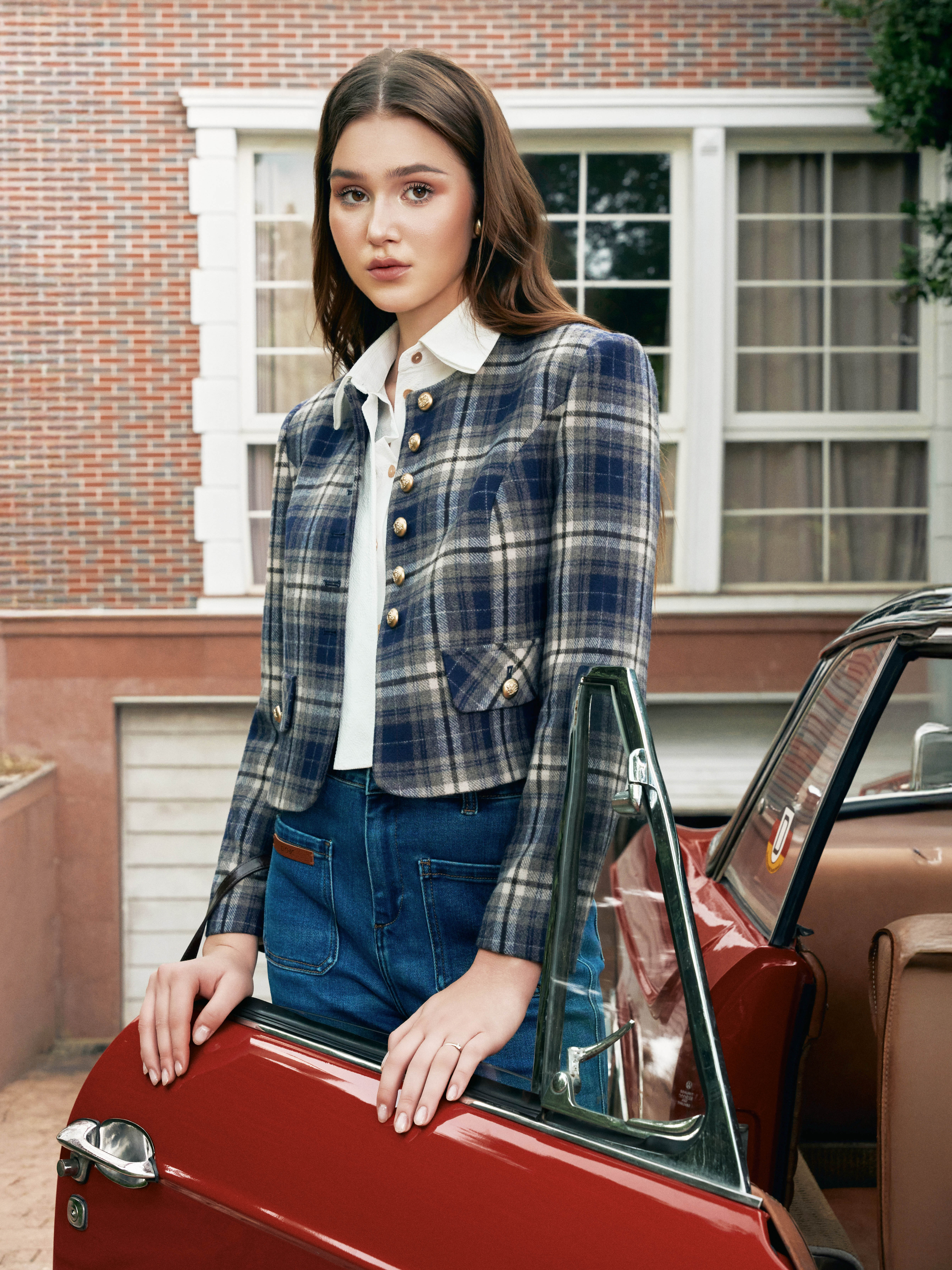 Quần ống vẩy 2 túi ốp trước-DC10