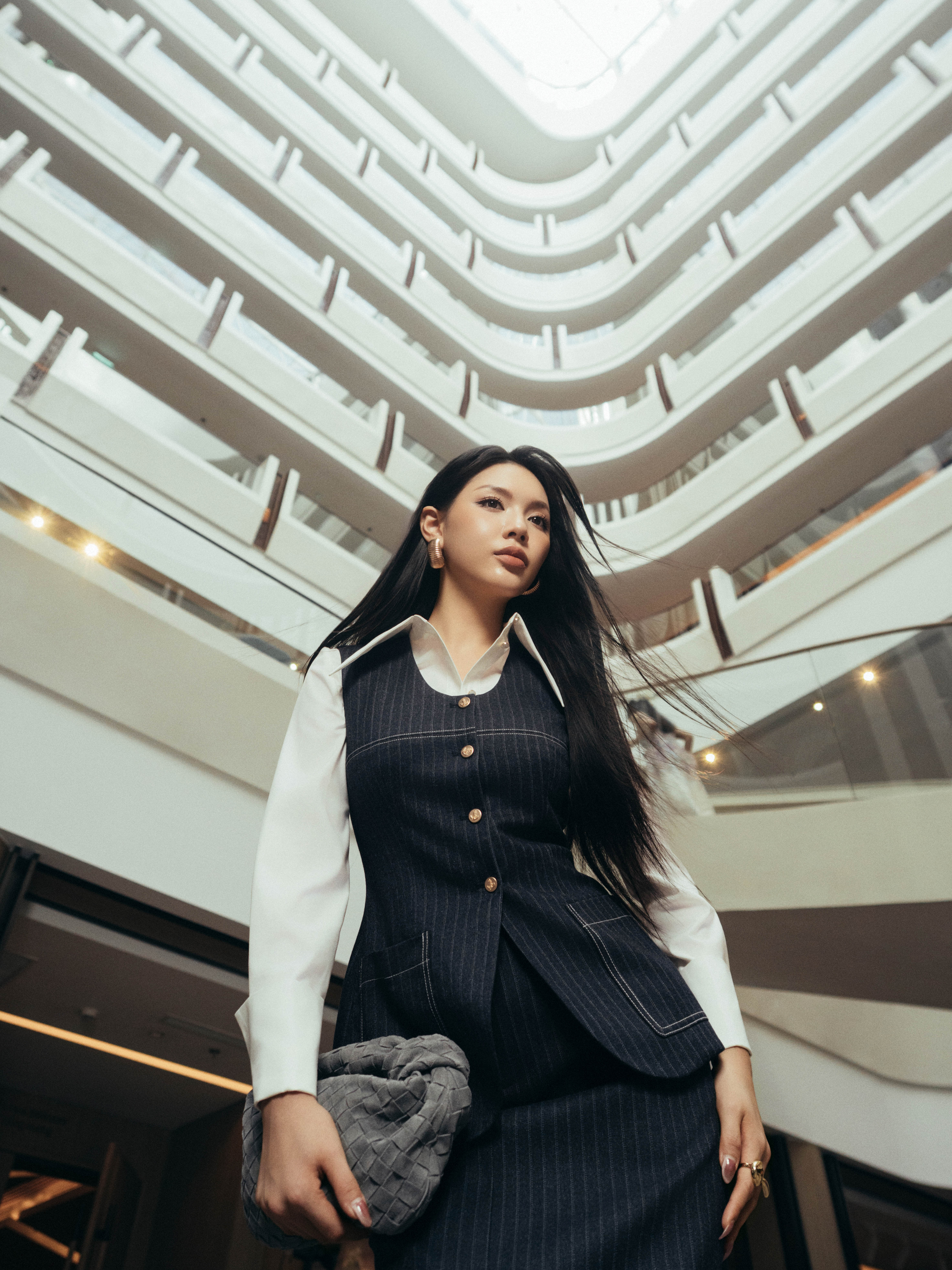 Chân váy midi cạp rời_A.1-3151