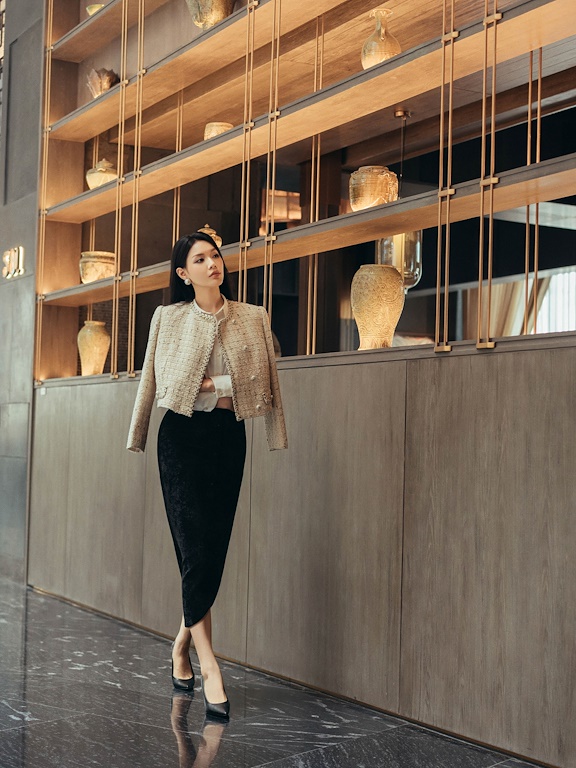 CV nhung loang vạt tròn