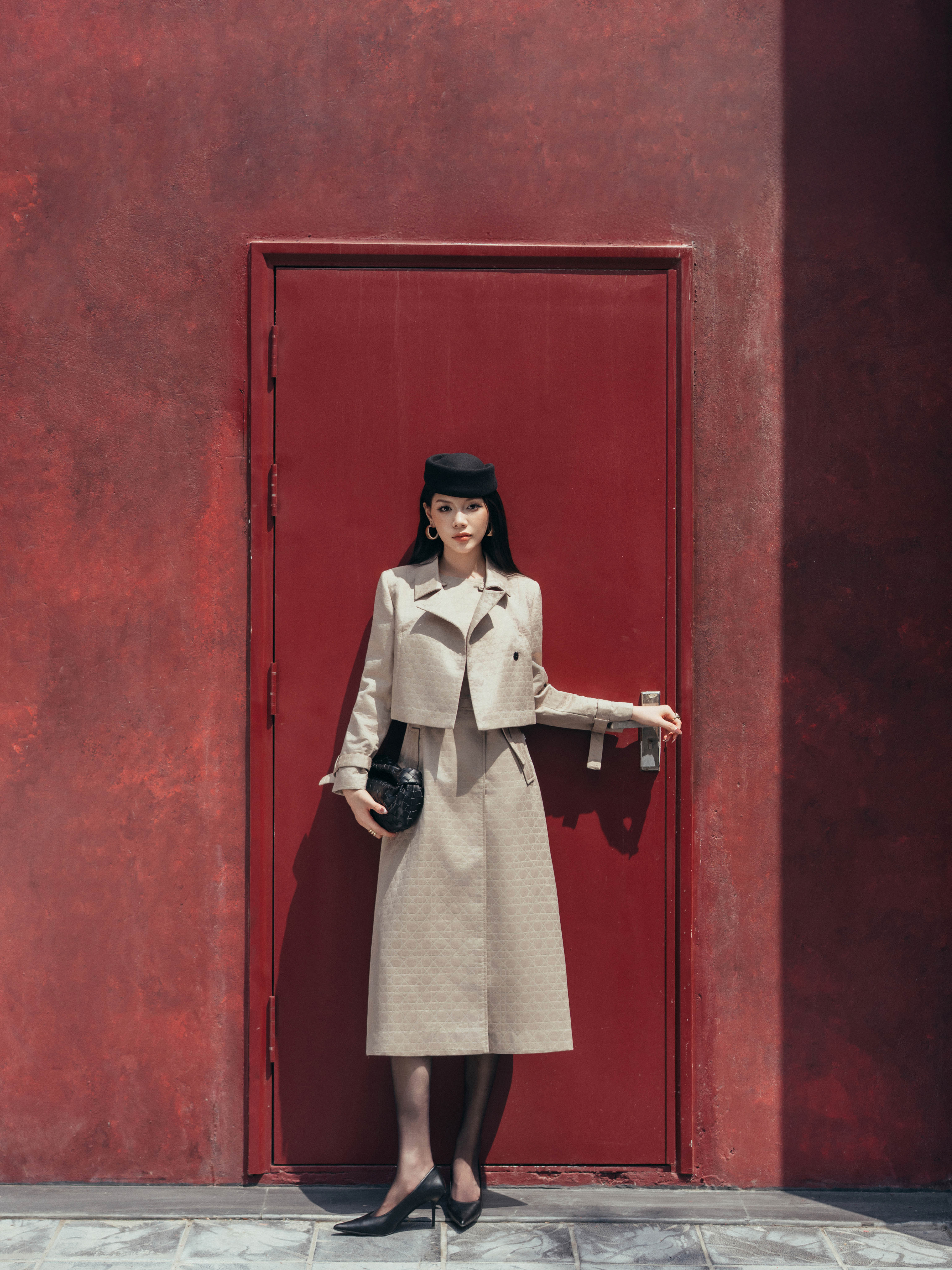 Áo khoác 2 chi tiết cổ 2 ve_MT áo ngoài-315