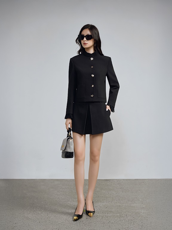 Chân váy ngắn mí ly giữa đai cạp rời_AV.1012