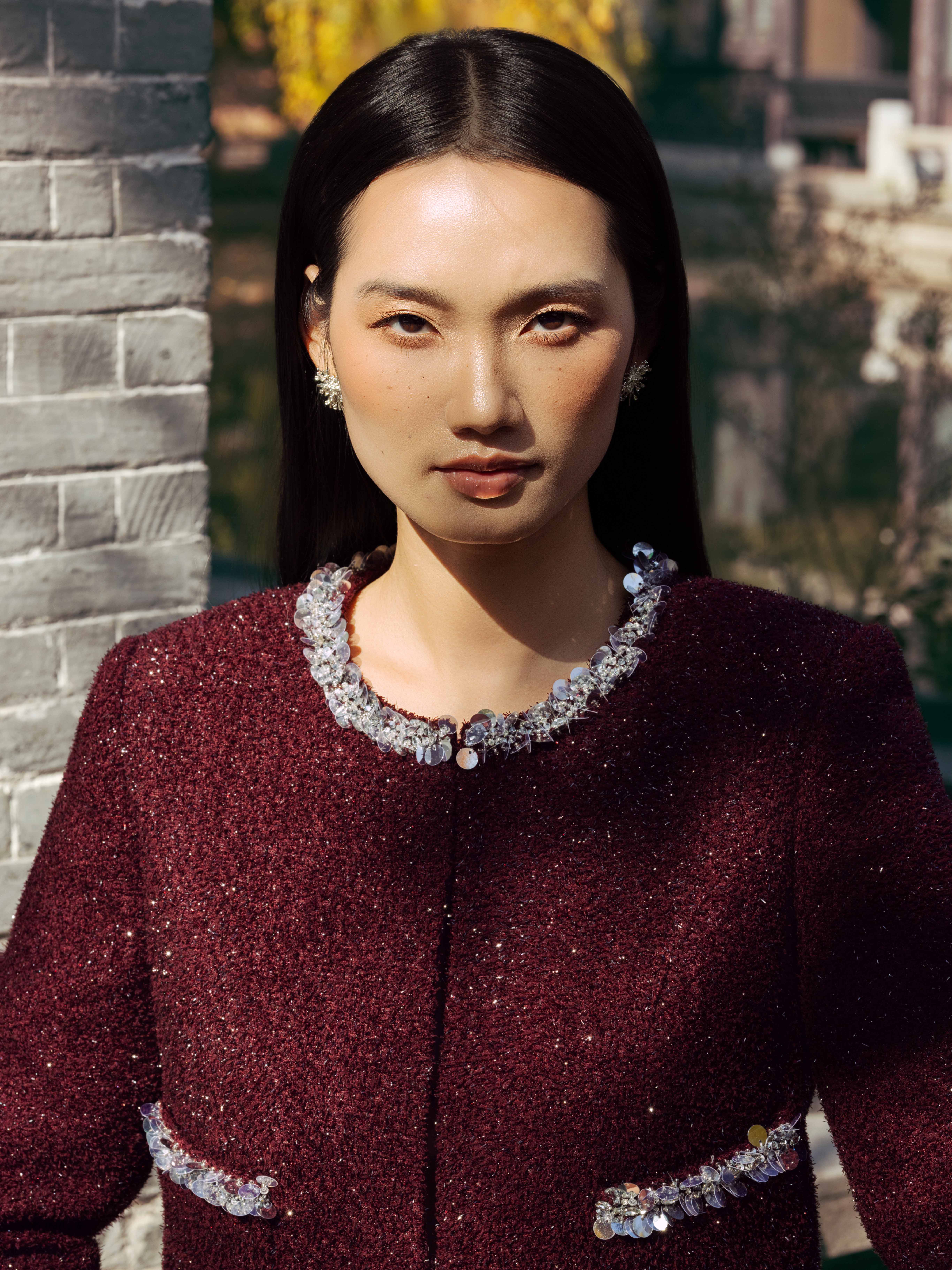 Áo vest ngắn phối viền cổ + túi_CV.5-1218