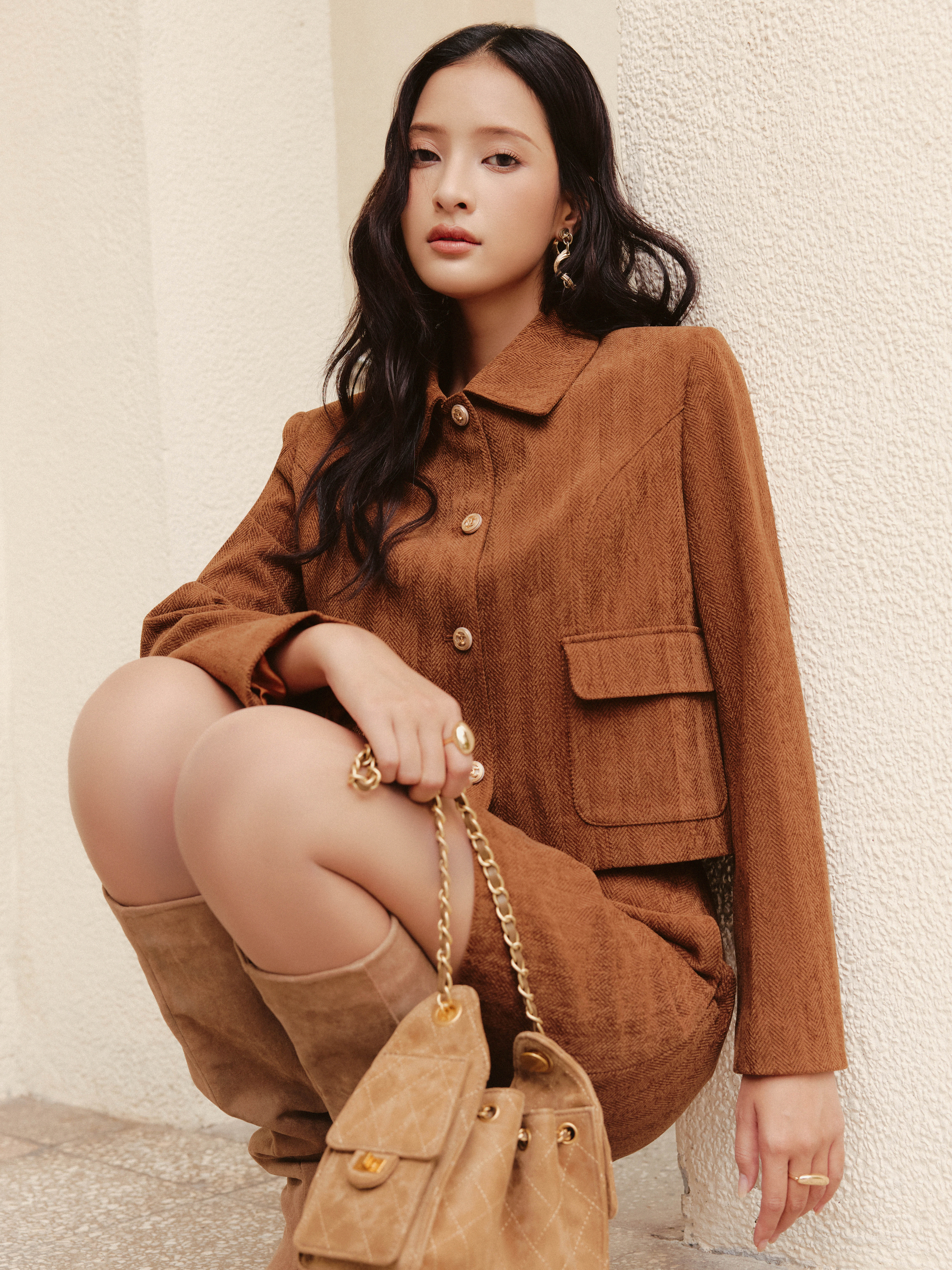 Áo vest cổ đức 2 túi ốp trước_CV.1-1154