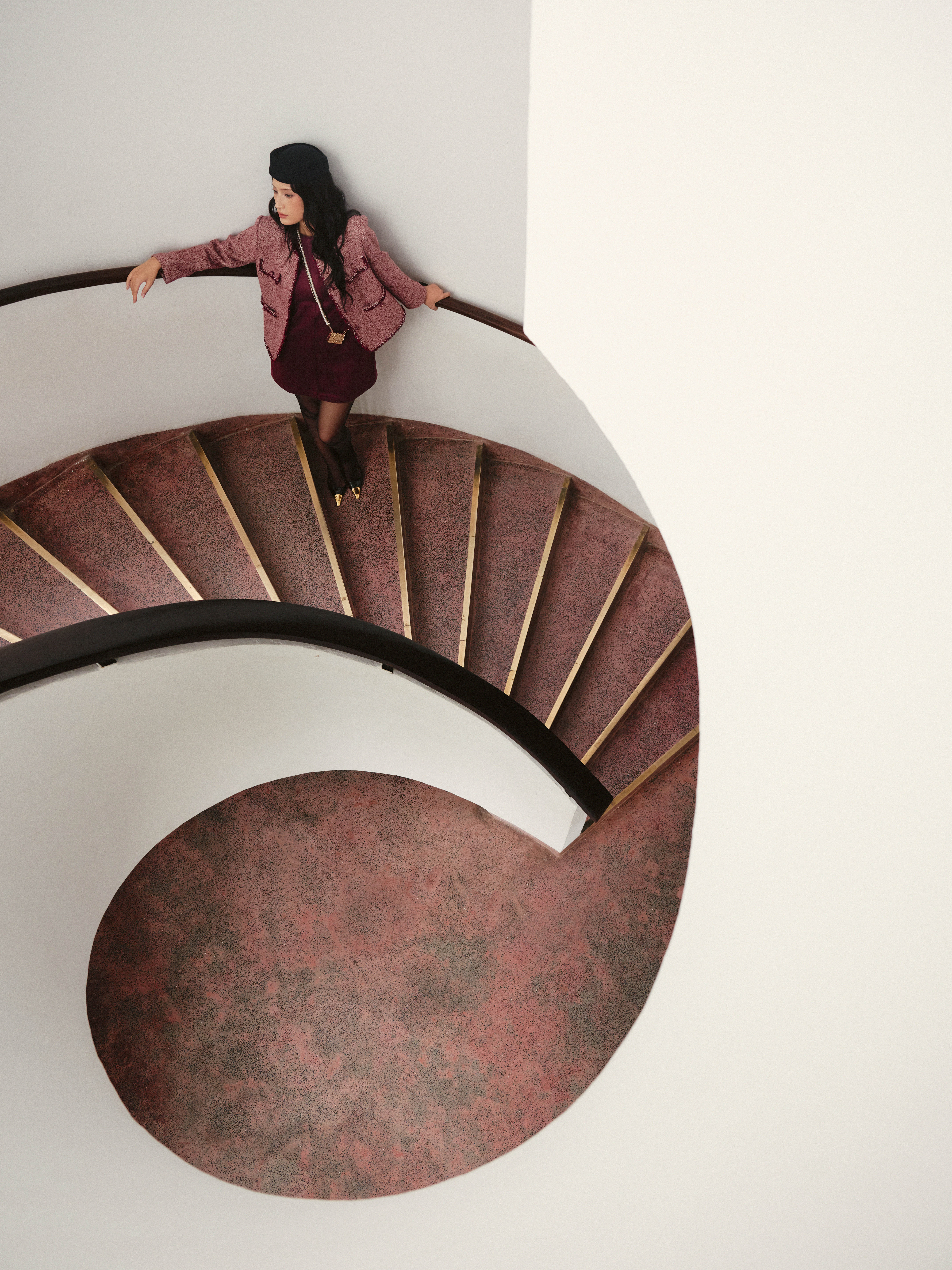 Áo vest dạ phối viền túi + nẹp