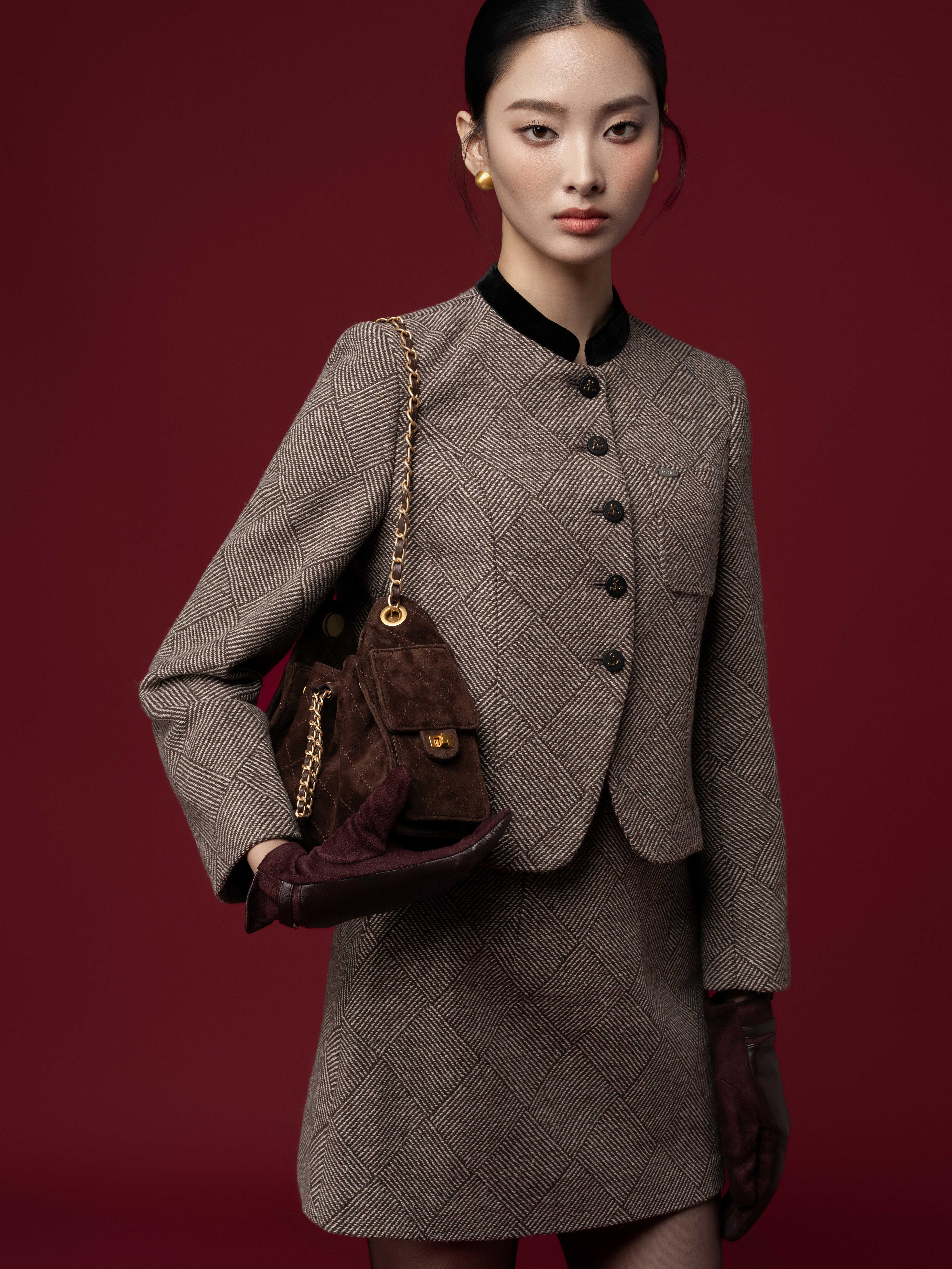 Chân váy dạ A ngắn cạp rời_AV.1-974