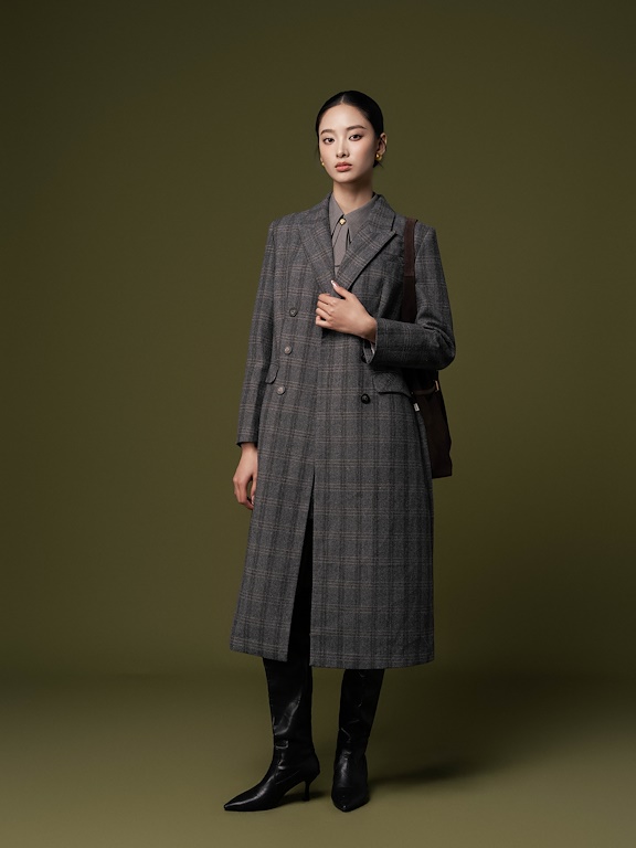 Áo trendcoat 2 hàng cúc