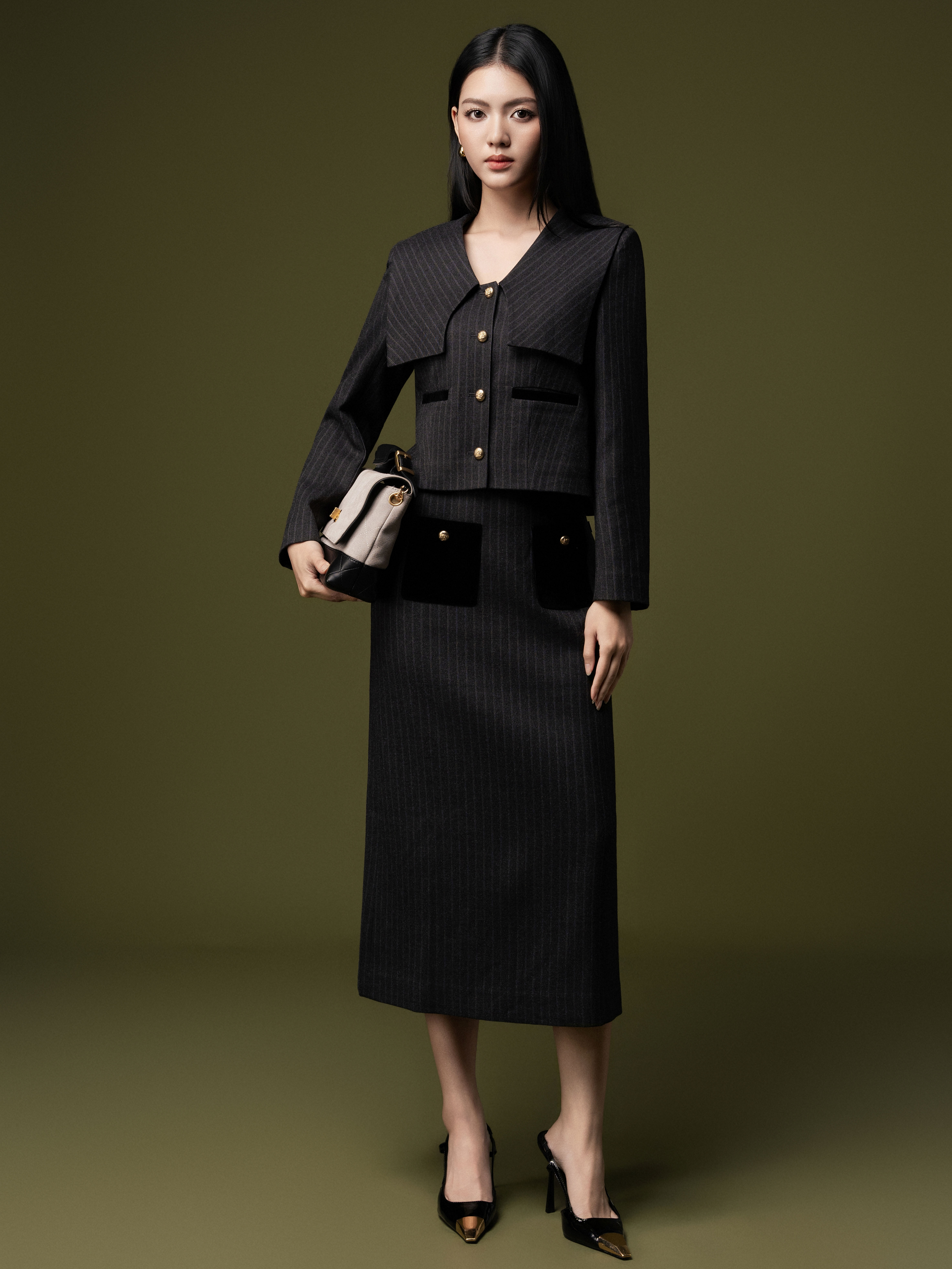 Áo vest 2 túi cơi trước