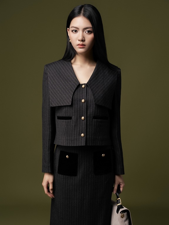 Áo vest 2 túi cơi trước