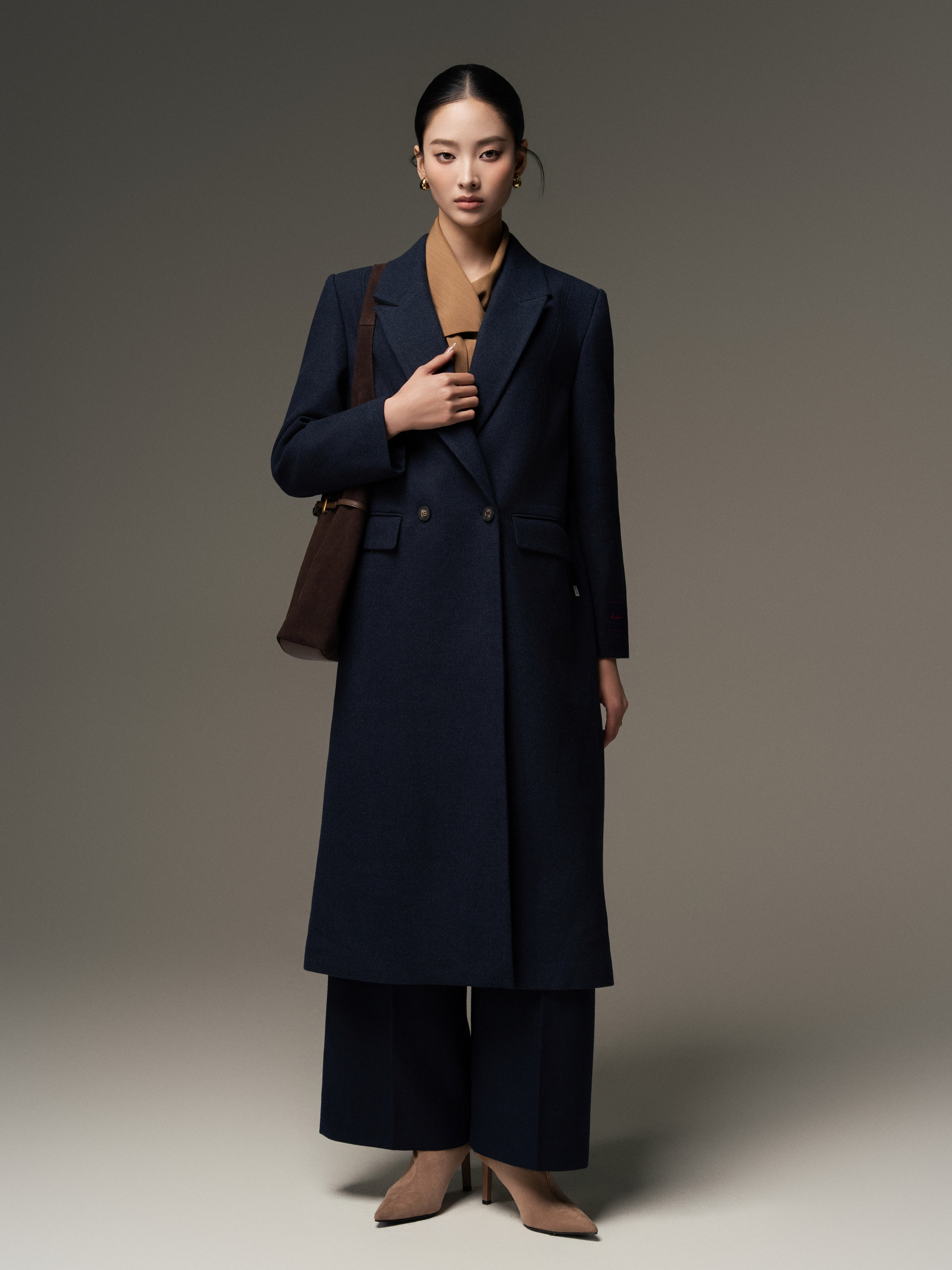 Áo trendcoat cổ vest