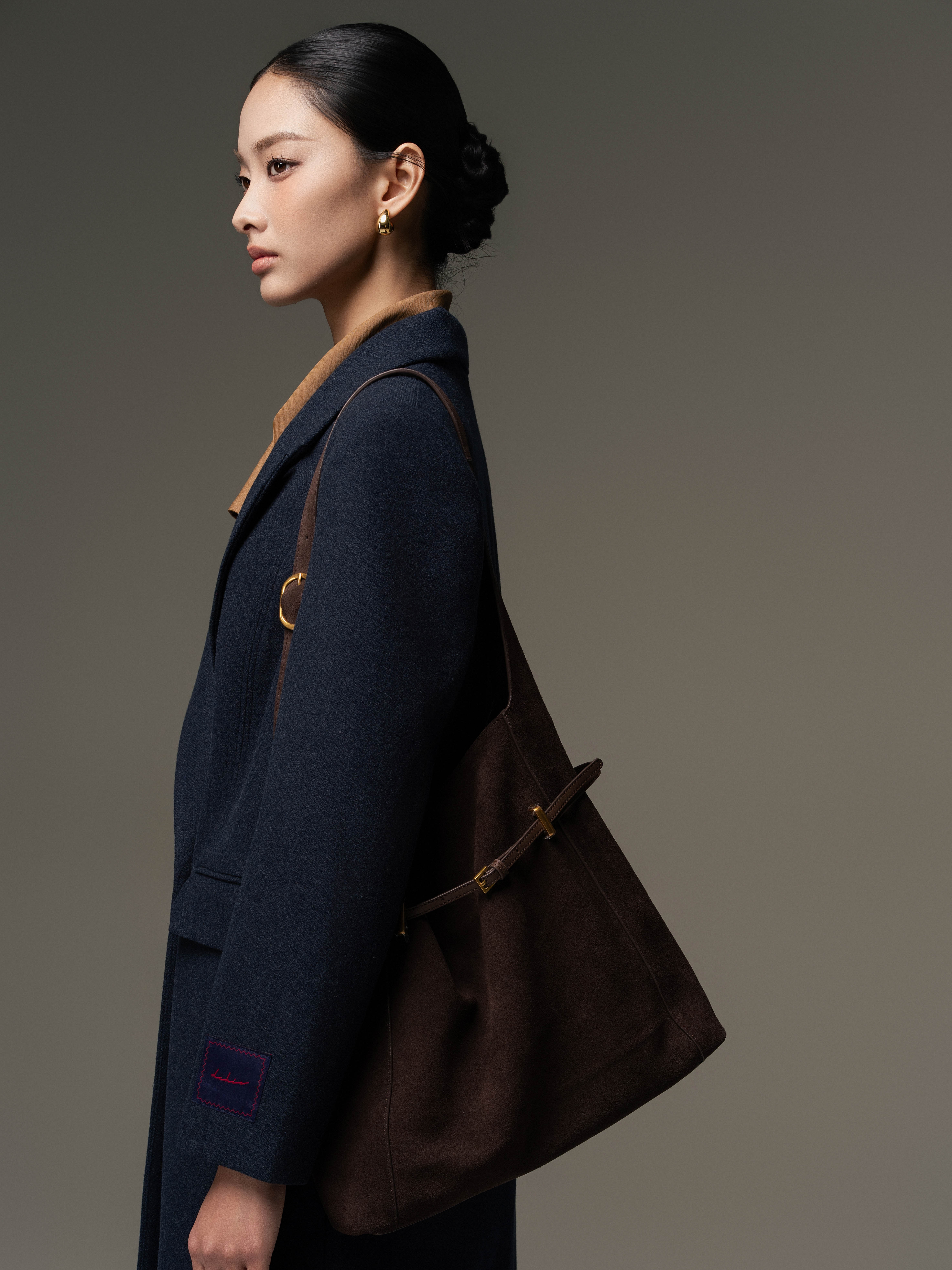 Áo trendcoat cổ vest