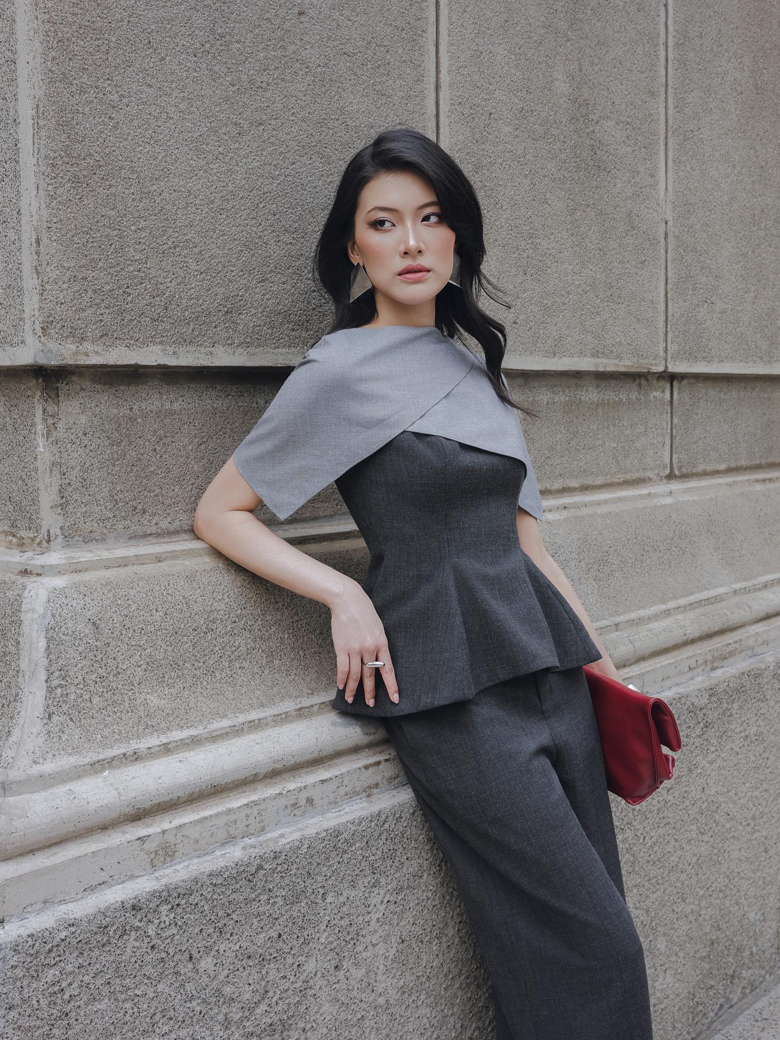 Áo peplum đuôi cá phối cổ_Q.2-986