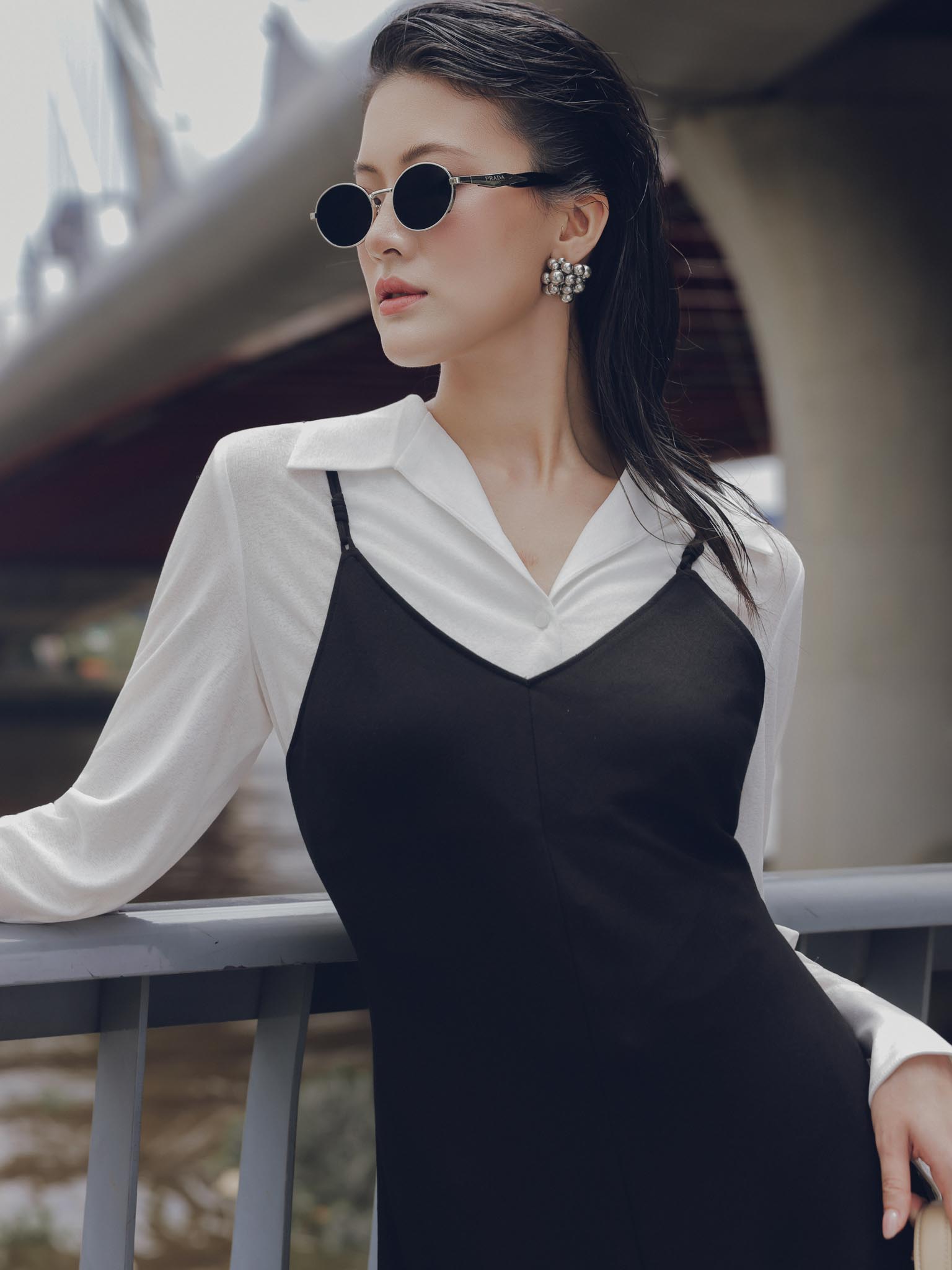 Áo sơ mi thun cổ V bẻ_V.2-3856