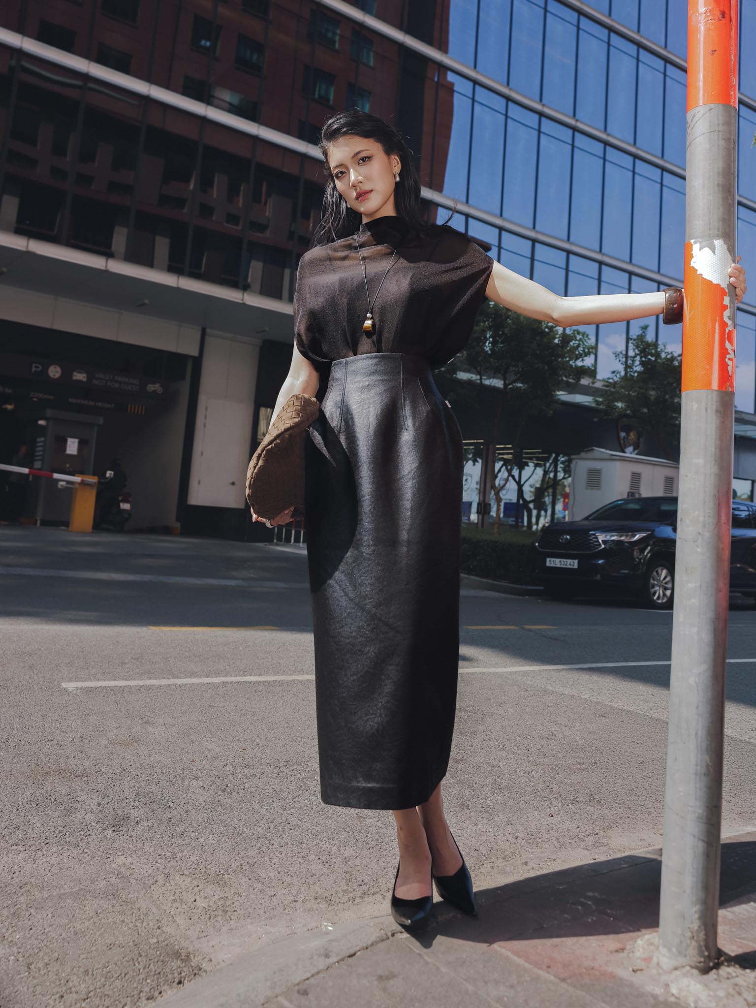 Chân váy midi mí cạp_A.1-3463