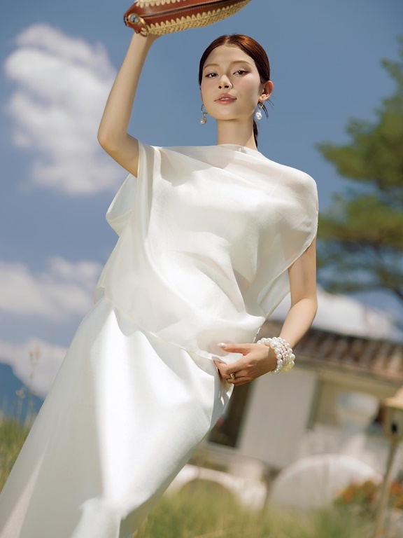 Áo tơ tay chờm kèm áo 2 dây_CV.2-1341