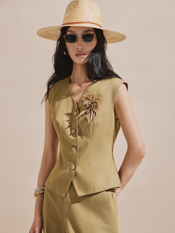 Áo gile cổ V vạt chéo_Q.2-960