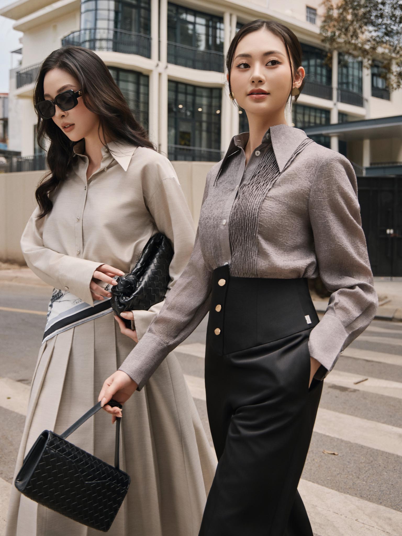 Chân váy tơ xếp ly_A.1-3292