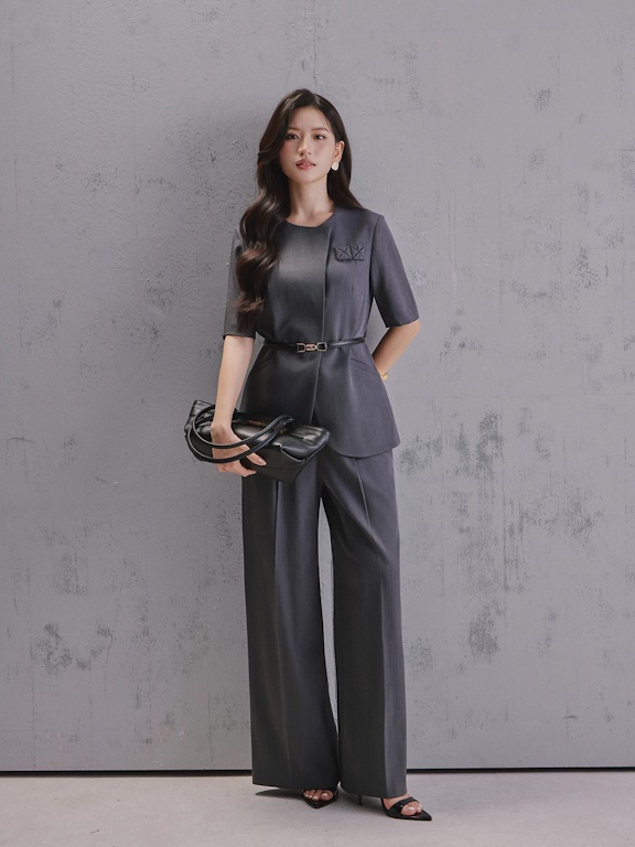 Quần suông xếp ly cạp rời_AV.1-1049
