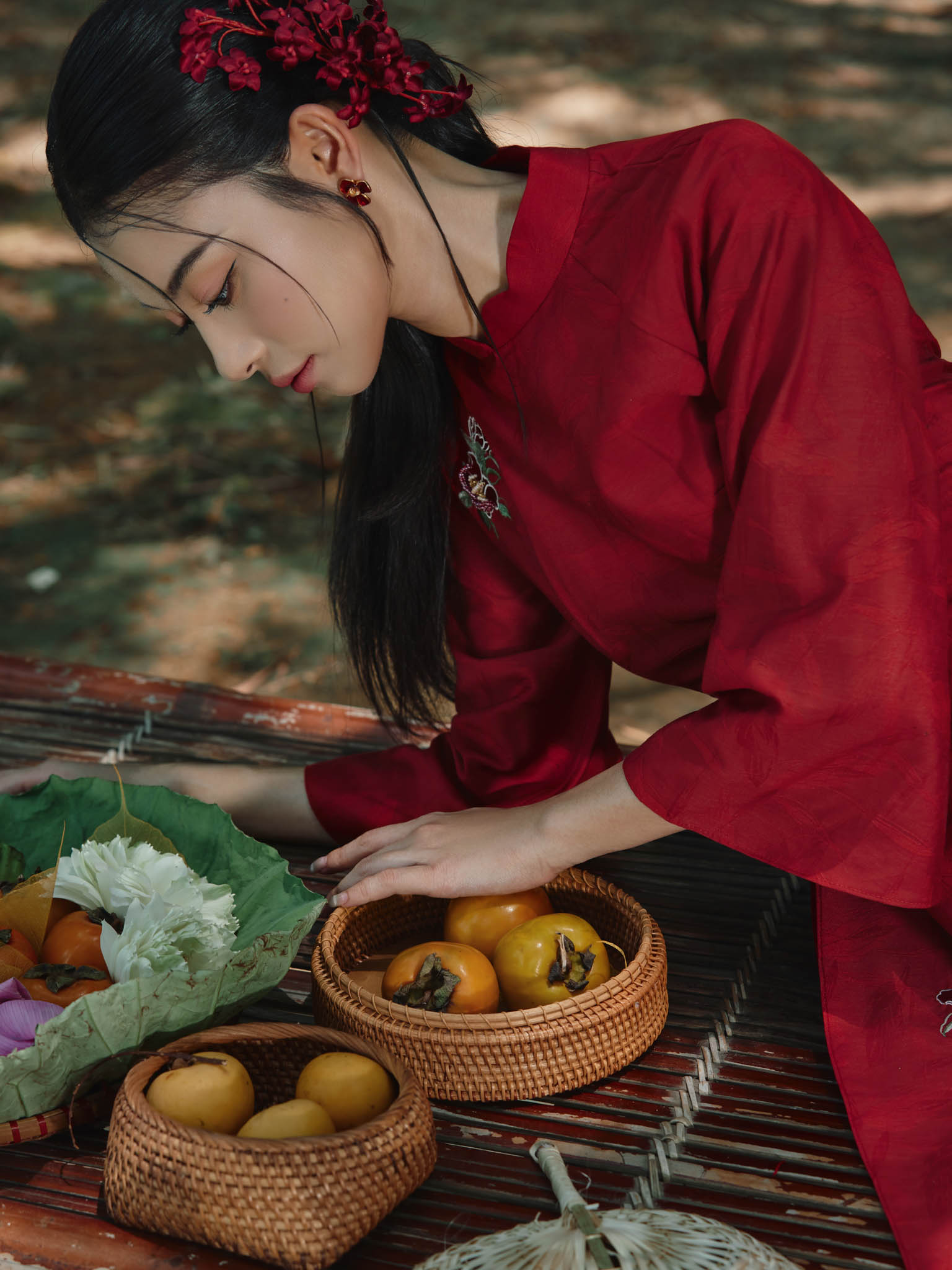 Áo dài Hải Đường