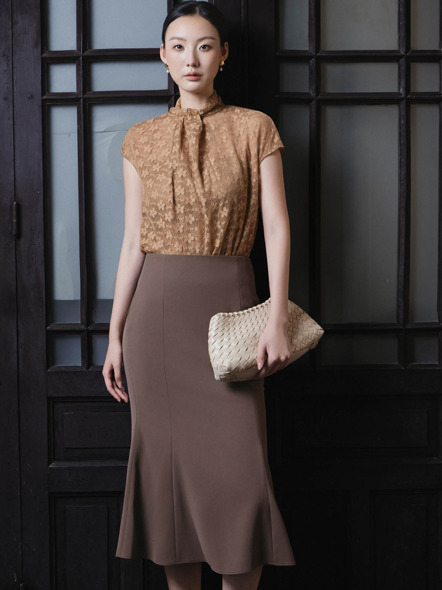 Chân váy đuôi cá bổ mảnh