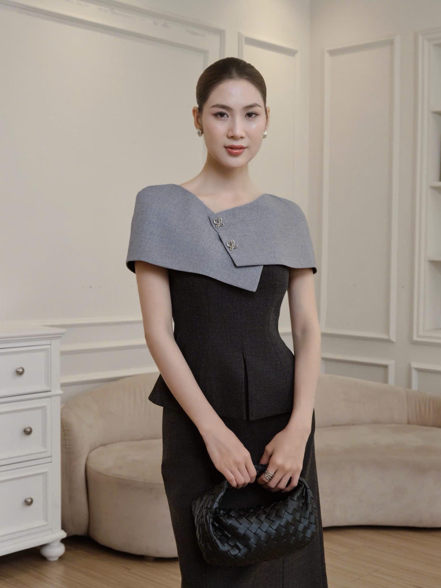 Chân váy midi cạp liền_A.1-3481